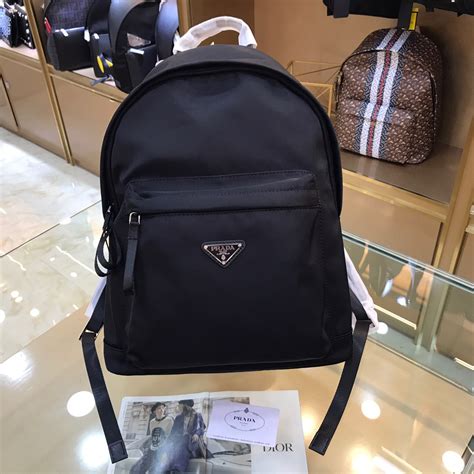 prada backpack fake